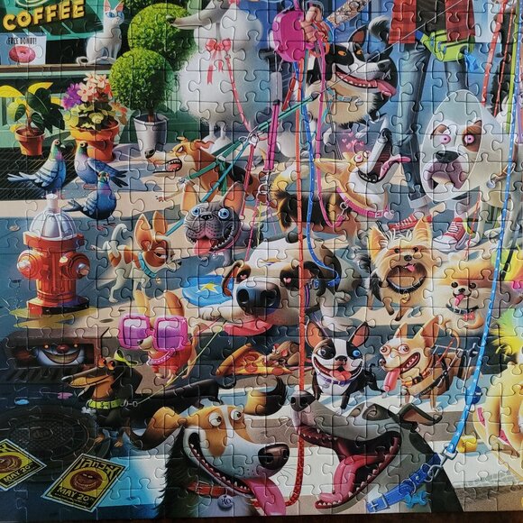 Ravensburger 500 Piece Puzzle - "The Dog Walker" - Picture 5 of 7